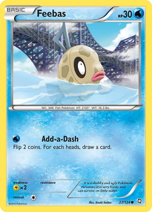 Image for Feebas (27/124) (Dragons Exalted) - Pokemon