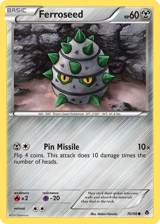 Image for Ferroseed (70) (70/98) (Emerging Powers) - Pokemon