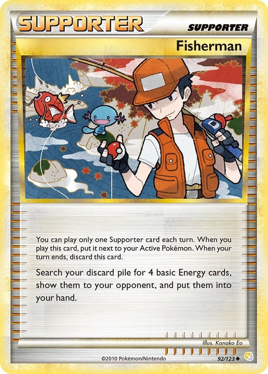 Image for Fisherman (92/123) (HeartGold SoulSilver) - Pokemon