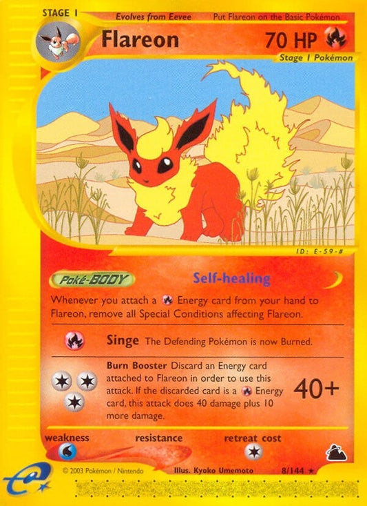 Image for Flareon (8) (008/144) (Skyridge) - Pokemon