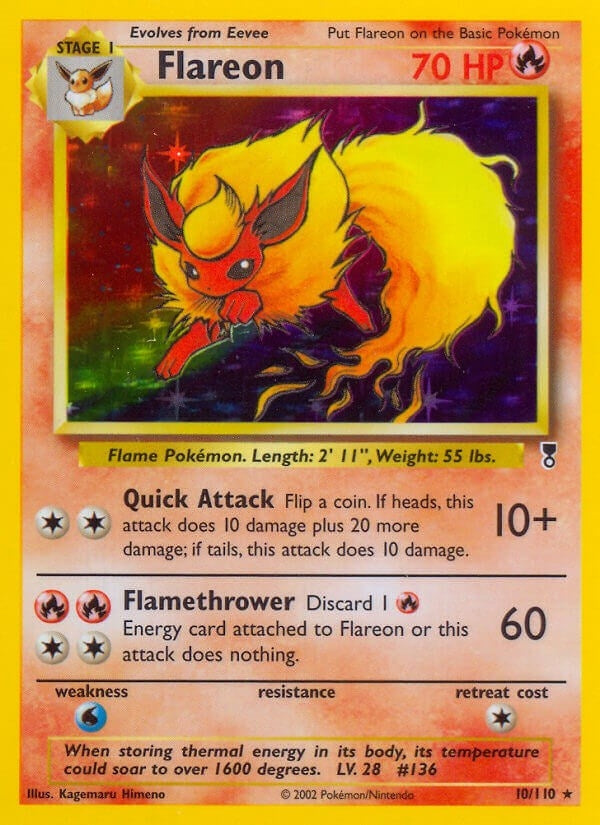 Image for Flareon (010/110) (Legendary Collection) - Pokemon