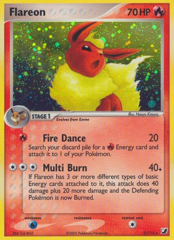 Image for Flareon (5/115) (Unseen Forces) - Pokemon
