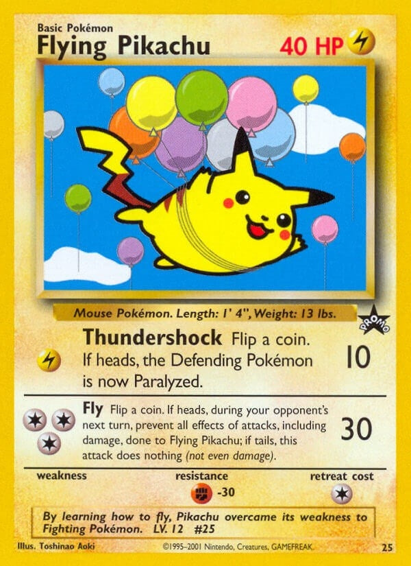 Image for Flying Pikachu (25/53) (WoTC Promo) - Pokemon