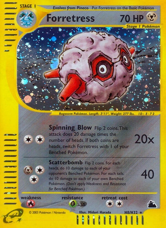 Image for Forretress (H8) (H08/H32) (Skyridge) - Pokemon