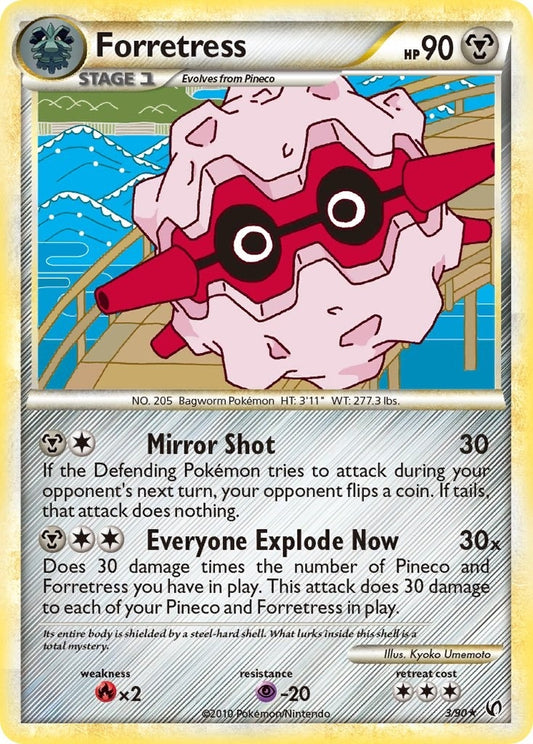 Image for Forretress (3) (3/90) (Undaunted) - Pokemon