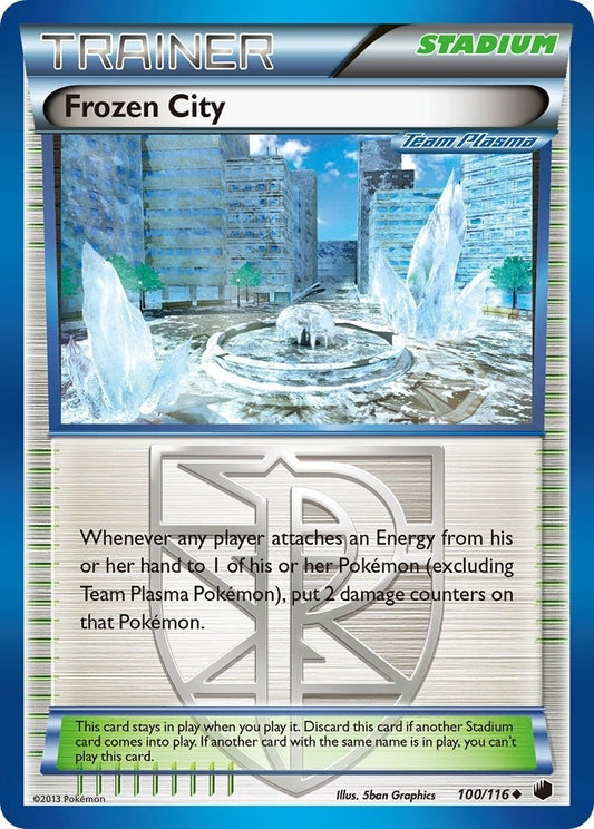 Image for Frozen City (Team Plasma) (100/116) (Plasma Freeze) - Pokemon