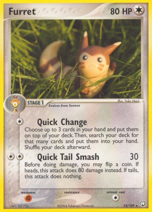 Image for Furret (22/109) (Team Rocket Returns) - Pokemon