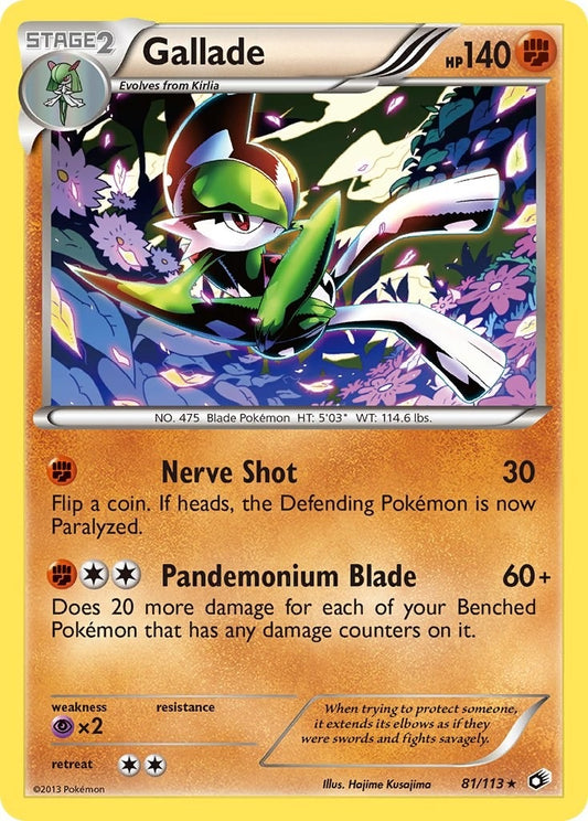 Image for Gallade (81/113) (Legendary Treasures) - Pokemon