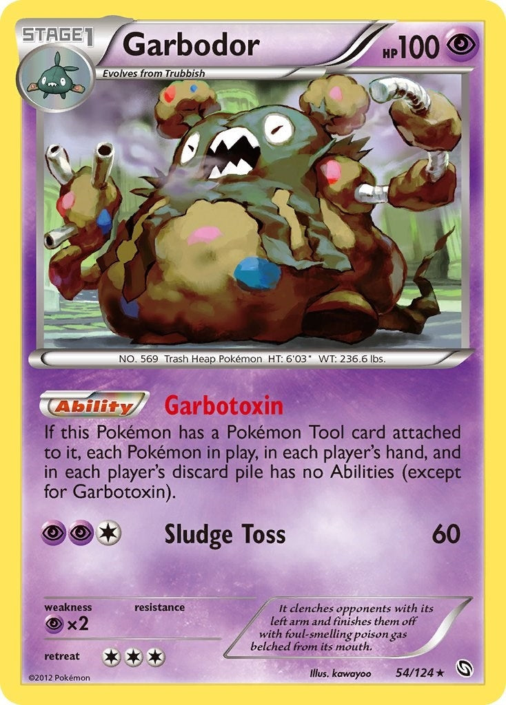 Image for Garbodor (54/124) (Dragons Exalted) - Pokemon