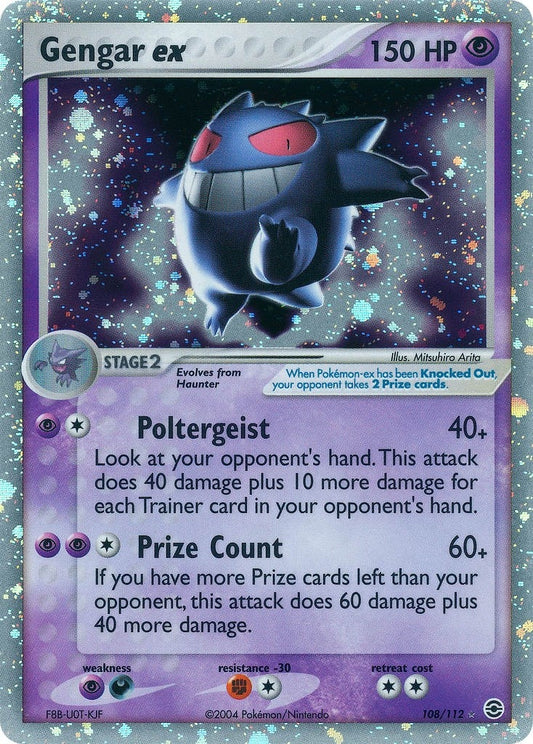 Image for Gengar ex (108/112) (FireRed & LeafGreen) - Pokemon