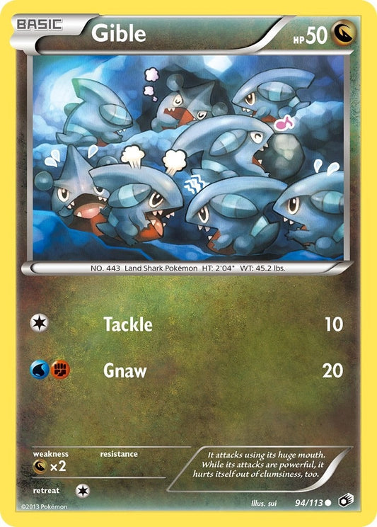 Image for Gible (94/113) (Legendary Treasures) - Pokemon