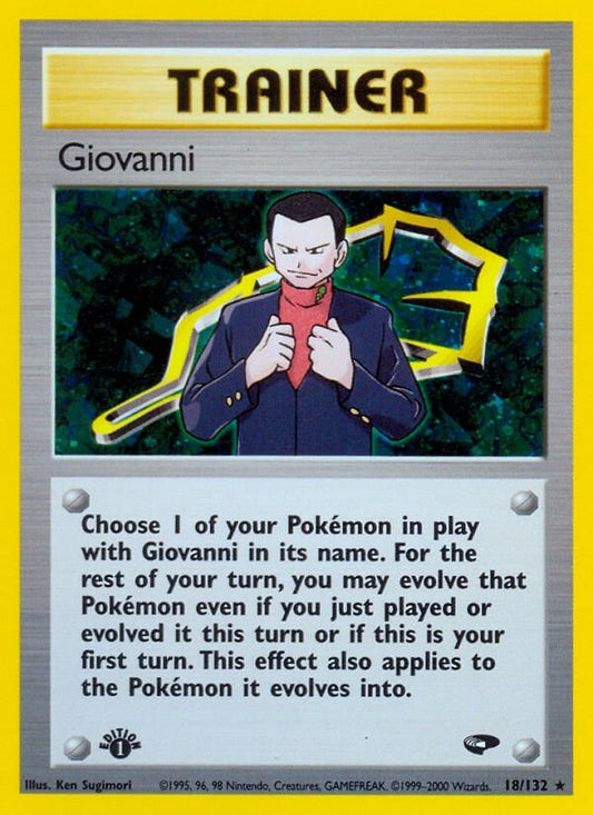 Image for Giovanni (18) (018/132) (Gym Challenge) - Pokemon