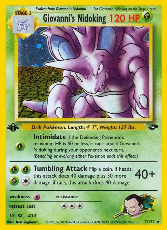 Image for Giovanni's Nidoking (007/132) (Gym Challenge) - Pokemon
