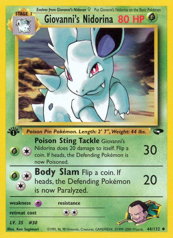 Image for Giovanni's Nidorina (044/132) (Gym Challenge) - Pokemon