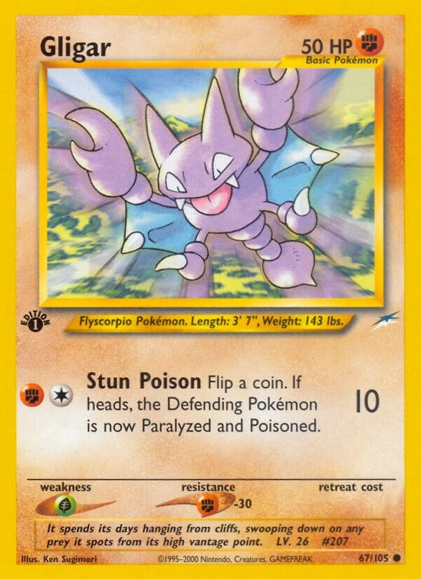 Image for Gligar (067/105) (Neo Destiny) - Pokemon