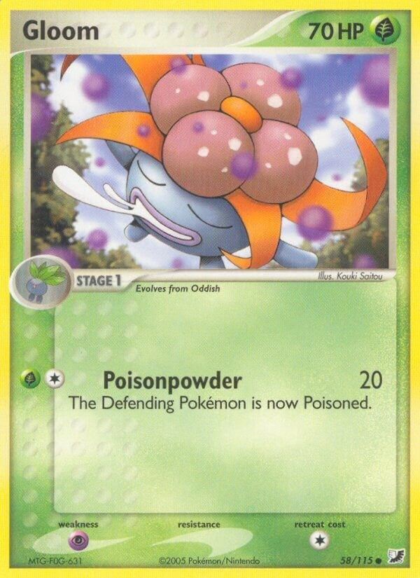 Image for Gloom (58/115) (Unseen Forces) - Pokemon