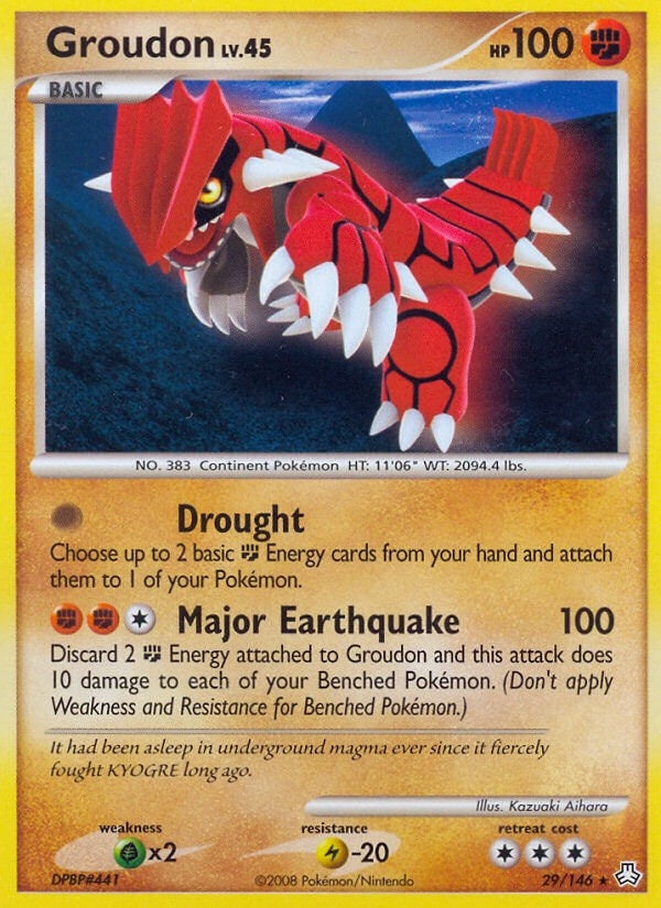 Image for Groudon (29/146) (Legends Awakened) - Pokemon