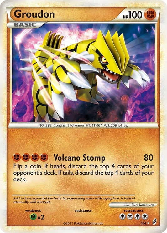 Image for Groudon (Shiny) (SL4) (Call of Legends) - Pokemon