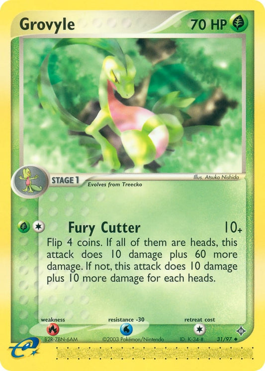 Image for Grovyle (31/97) (Dragon) - Pokemon
