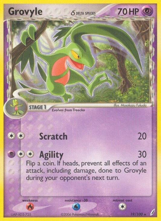 Image for Grovyle (Delta Species) (19/100) (Crystal Guardians) - Pokemon