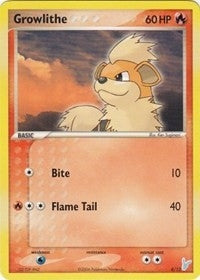 Image for Growlithe (4/12) (EX Trainer Kit 2: Plusle & Minun) - Pokemon