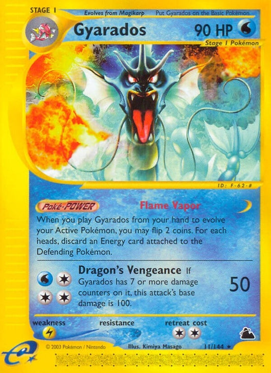 Image for Gyarados (11) (011/144) (Skyridge) - Pokemon