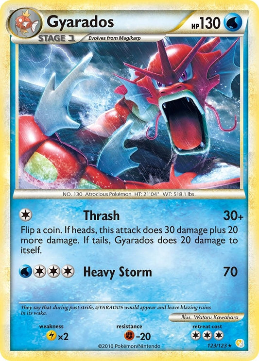 Image for Gyarados (Red) (123/123) (HeartGold SoulSilver) - Pokemon