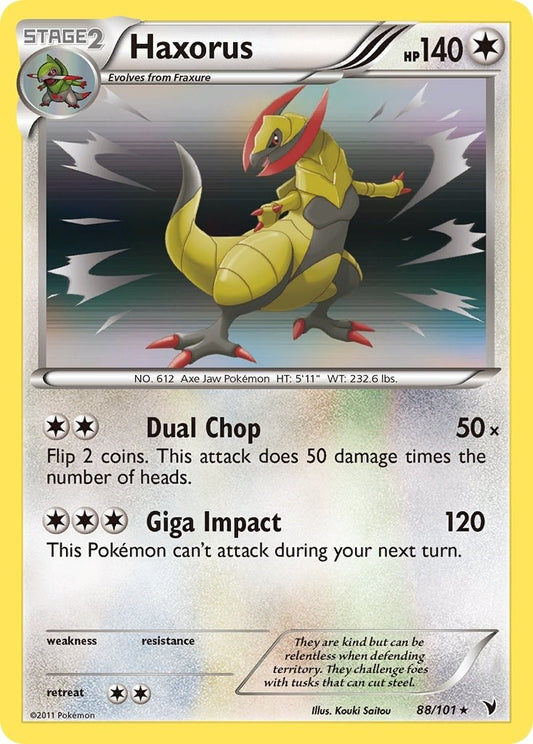 Image for Haxorus (88/101) (Noble Victories) - Pokemon