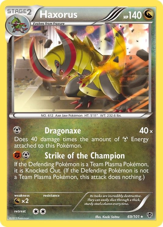 Image for Haxorus (69/101) (Plasma Blast) - Pokemon