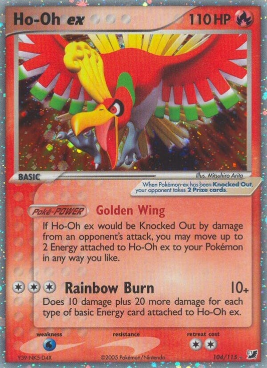 Image for Ho-Oh ex (104/115) (Unseen Forces) - Pokemon