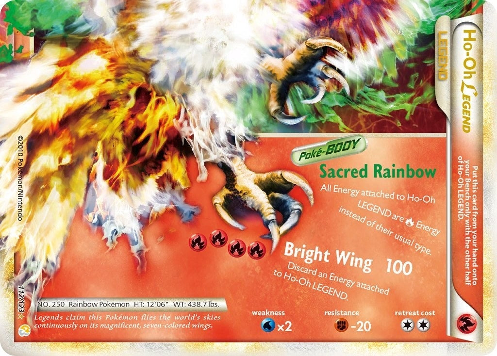Image for Ho-Oh Legend (Bottom) (112/123) (HeartGold SoulSilver) - Pokemon