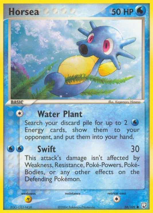 Image for Horsea (58/109) (Team Rocket Returns) - Pokemon