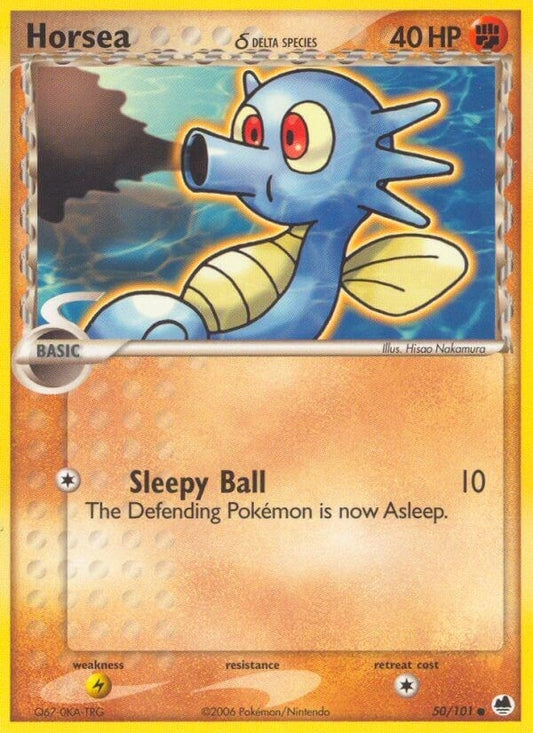 Image for Horsea - 050/101 (Delta Species) (50/101) (Dragon Frontiers) - Pokemon
