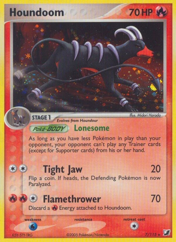 Image for Houndoom (7/115) (Unseen Forces) - Pokemon