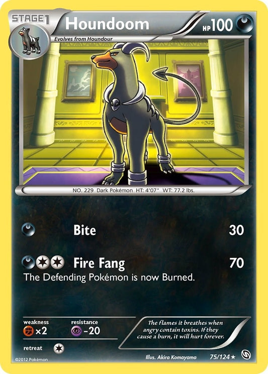Image for Houndoom (75/124) (Dragons Exalted) - Pokemon