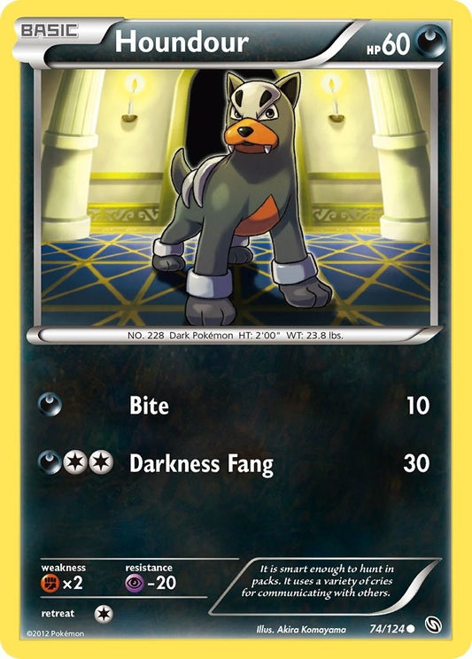 Image for Houndour (74/124) (Dragons Exalted) - Pokemon