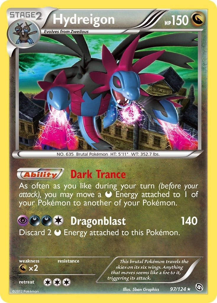 Image for Hydreigon (97) (97/124) (Dragons Exalted) - Pokemon