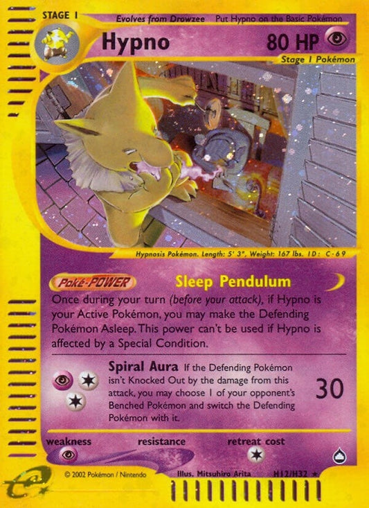 Image for Hypno (H12) (H12/H32) (Aquapolis) - Pokemon