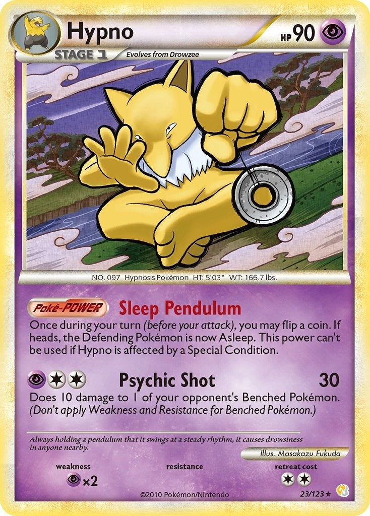 Image for Hypno (23/123) (HeartGold SoulSilver) - Pokemon