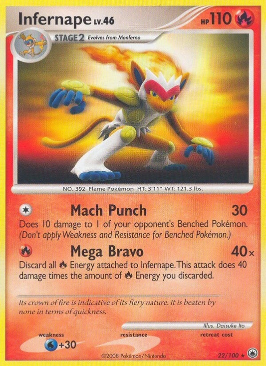 Image for Infernape (22/100) (Majestic Dawn) - Pokemon