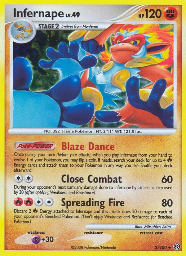Image for Infernape (3/100) (Stormfront) - Pokemon