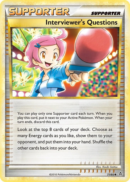 Image for Interviewer's Questions (77/95) (Unleashed) - Pokemon