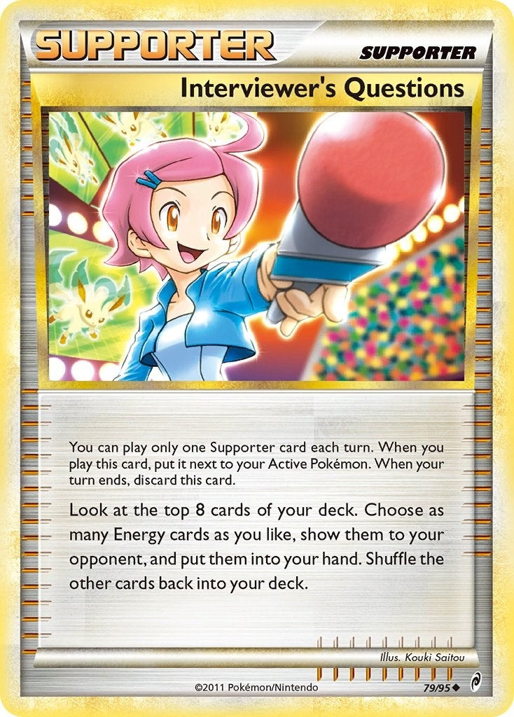 Image for Interviewer's Questions (79/95) (Call of Legends) - Pokemon