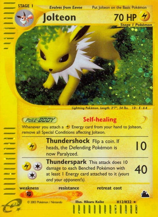 Image for Jolteon (H12) (H12/H32) (Skyridge) - Pokemon