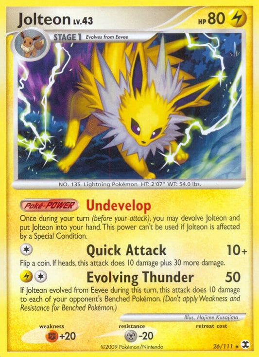 Image for Jolteon (26/111) (Rising Rivals) - Pokemon