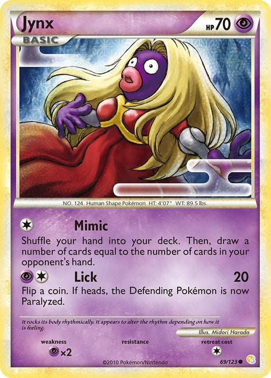 Image for Jynx (69/123) (HeartGold SoulSilver) - Pokemon