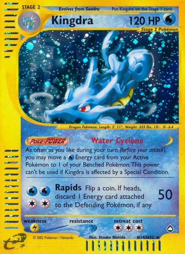 Image for Kingdra (H14) (H14/H32) (Aquapolis) - Pokemon