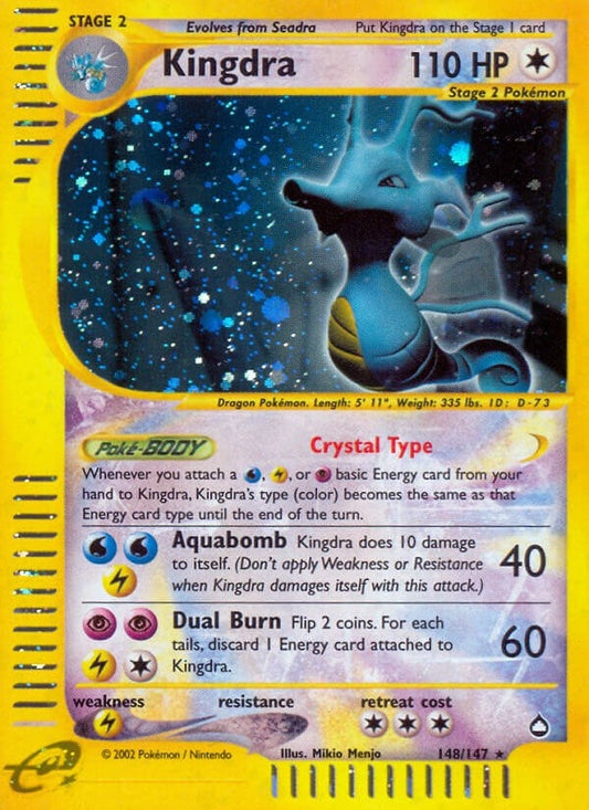 Image for Kingdra (148) (148/147) (Aquapolis) - Pokemon