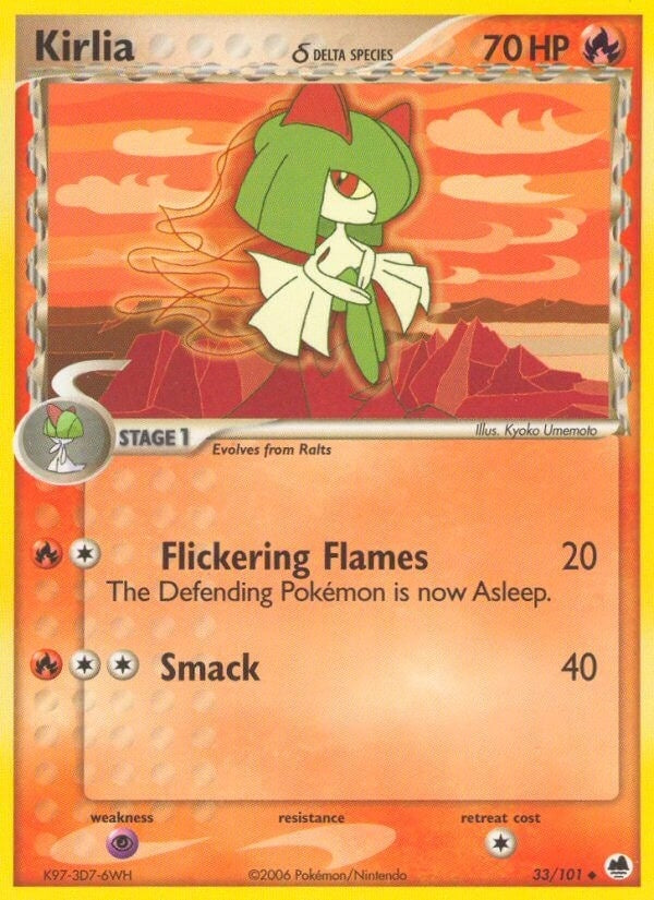 Image for Kirlia (Delta Species) (33/101) (Dragon Frontiers) - Pokemon