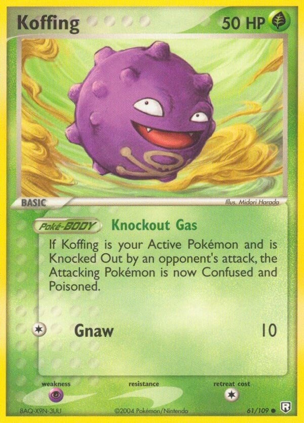 Image for Koffing (61/109) (Team Rocket Returns) - Pokemon